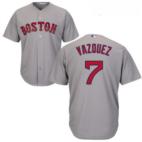 Youth Majestic Boston Red Sox 7 Christian Vazquez Authentic Grey Road Cool Base MLB Jersey Youth Majestic Boston Red Sox 7 Christian Vazquez Authentic Grey Road Cool Base MLB Jersey