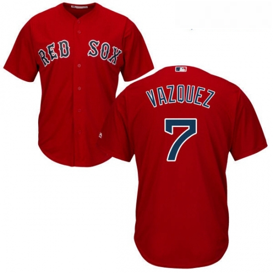 Youth Majestic Boston Red Sox 7 Christian Vazquez Replica Red Alternate Home Cool Base MLB Jersey Youth Majestic Boston Red Sox 7 Christian Vazquez Replica Red Alternate Home Cool Base MLB Jersey