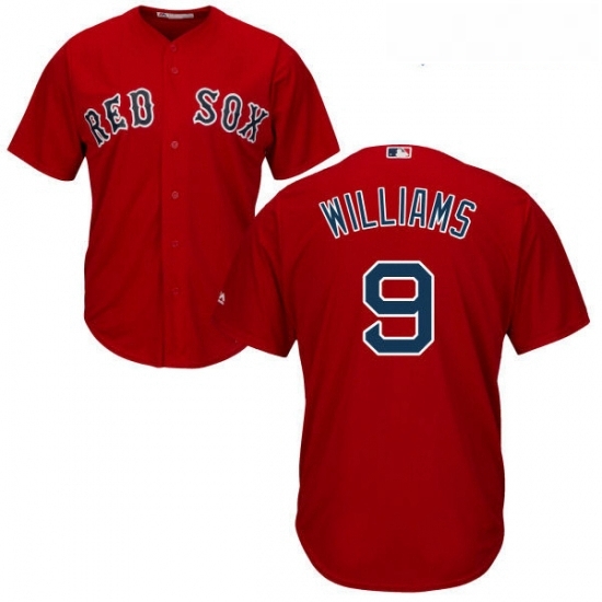 Youth Majestic Boston Red Sox 9 Ted Williams Replica Red Alternate Home Cool Base MLB Jersey Youth Majestic Boston Red Sox 9 Ted Williams Replica Red Alternate Home Cool Base MLB Jersey