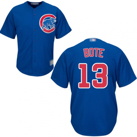 Cubs 13 David Bote Blue New Cool Base Stitched Baseball Jersey Cubs 13 David Bote Blue New Cool Base Stitched Baseball Jersey