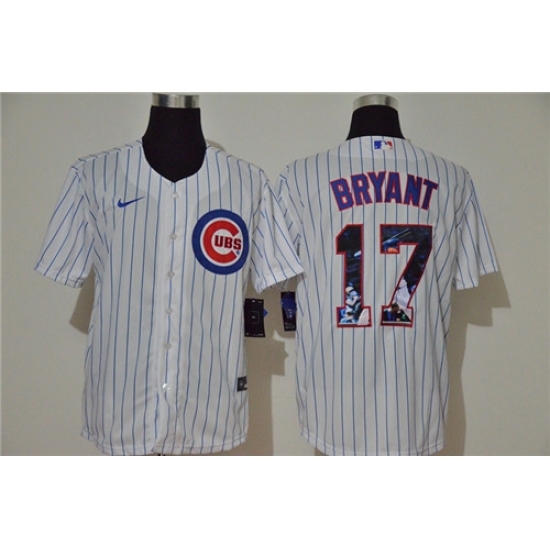 Cubs 17 Kris Bryant White Nike Cool Base Player Jersey Cubs 17 Kris Bryant White Nike Cool Base Player Jersey