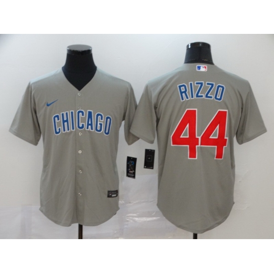 Cubs 44 Anthony Rizzo Gray 2020 Nike Cool Base Jersey Cubs 44 Anthony Rizzo Gray 2020 Nike Cool Base Jersey