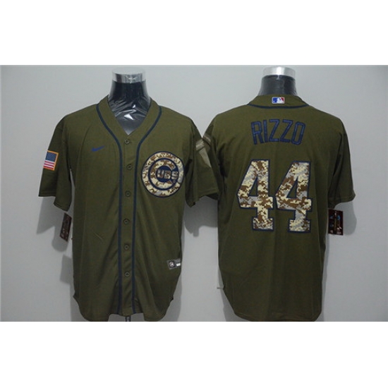 Cubs 44 Anthony Rizzo Olive 2020 Nike Cool Base Jersey Cubs 44 Anthony Rizzo Olive 2020 Nike Cool Base Jersey