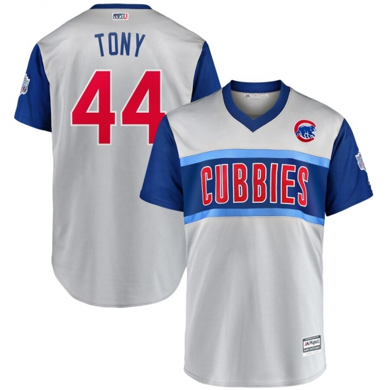 Cubs 44 Anthony Rizzo Tony Gray 2019 MLB Little League Classic Player Jersey Cubs 44 Anthony Rizzo Tony Gray 2019 MLB Little League Classic Player Jersey