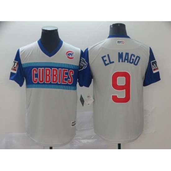 Cubs 9 Javier Baez El Mago Gray 2019 MLB Little League Classic Player Jersey Cubs 9 Javier Baez El Mago Gray 2019 MLB Little League Classic Player Jersey