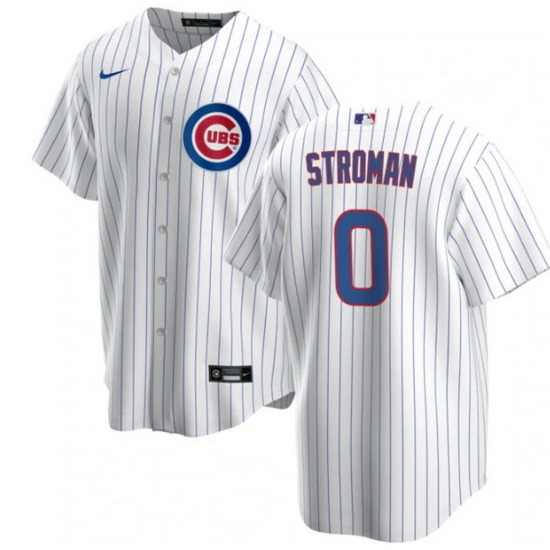 Men Chicago Cubs 0 Marcus Stroman White Cool Base Stitched Baseball Jerse Men Chicago Cubs 0 Marcus Stroman White Cool Base Stitched Baseball Jerse