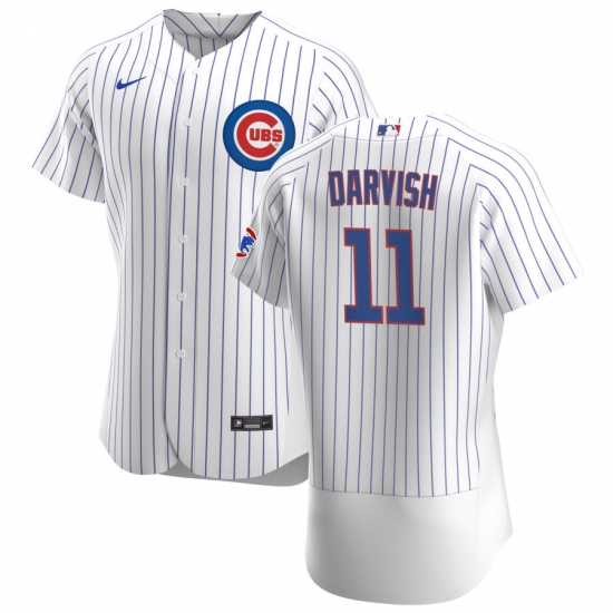 Men Chicago Cubs 11 Yu Darvish Men Nike White Home 2020 Flex Base Player Jersey Men Chicago Cubs 11 Yu Darvish Men Nike White Home 2020 Flex Base Player Jersey
