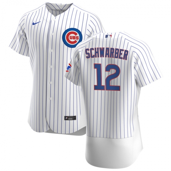 Men Chicago Cubs 12 Kyle Schwarber Men Nike White Home 2020 Flex Base Player Jersey Men Chicago Cubs 12 Kyle Schwarber Men Nike White Home 2020 Flex Base Player Jersey