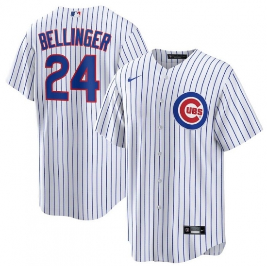 Men Chicago Cubs 24 Cody Bellinger White Cool Base Stitched Baseball Jersey Men Chicago Cubs 24 Cody Bellinger White Cool Base Stitched Baseball Jersey