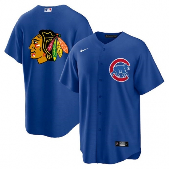 Men Chicago Cubs 26 Blackhawks Royal Cool Base Stitched Baseball Jersey Men Chicago Cubs 26 Blackhawks Royal Cool Base Stitched Baseball Jersey