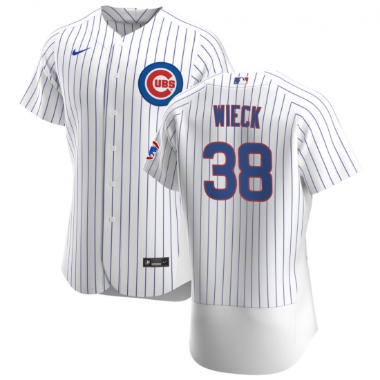 Men Chicago Cubs 38 Brad Wieck Men Nike White Home 2020 Flex Base Player Jersey Men Chicago Cubs 38 Brad Wieck Men Nike White Home 2020 Flex Base Player Jersey