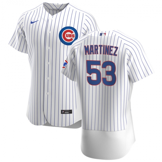 Men Chicago Cubs 53 Jose Martinez Men Nike White Home 2020 Flex Base Player Jersey Men Chicago Cubs 53 Jose Martinez Men Nike White Home 2020 Flex Base Player Jersey