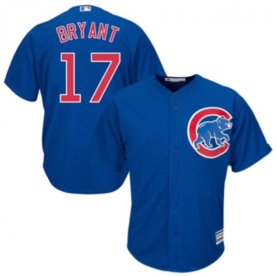 Men Cubs 17 Kris Bryant Royal Cool Base Blue MLB Jersey Men Cubs 17 Kris Bryant Royal Cool Base Blue MLB Jersey