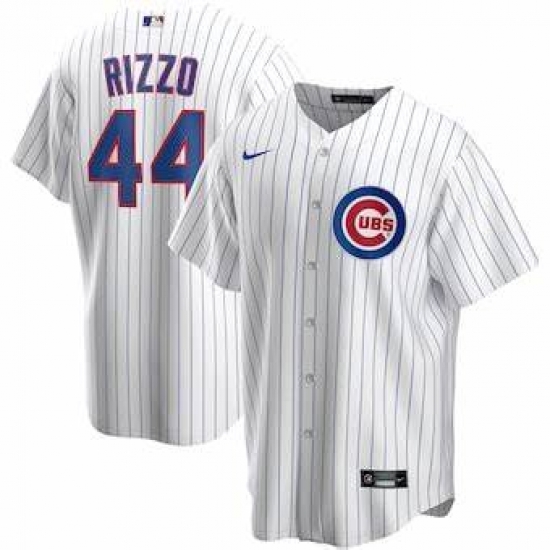 Men Nike Cubs 44 Anthony Rizzo White Cool Base MLB Stitched Jersey Men Nike Cubs 44 Anthony Rizzo White Cool Base MLB Stitched Jersey
