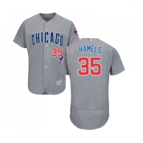 Mens Chicago Cubs 35 Cole Hamels Grey Road Flex Base Authentic Collection Baseball Jersey Mens Chicago Cubs 35 Cole Hamels Grey Road Flex Base Authentic Collection Baseball Jersey