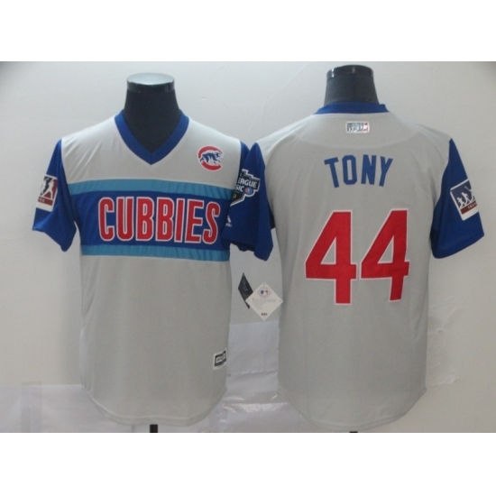Men's Chicago Cubs #44 Anthony Rizzo Tony Authentic White Baseball Jersey Men's Chicago Cubs #44 Anthony Rizzo Tony Authentic White Baseball Jersey