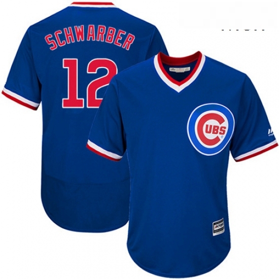 Mens Majestic Chicago Cubs 12 Kyle Schwarber Replica Royal Blue Cooperstown Cool Base MLB Jersey Mens Majestic Chicago Cubs 12 Kyle Schwarber Replica Royal Blue Cooperstown Cool Base MLB Jersey