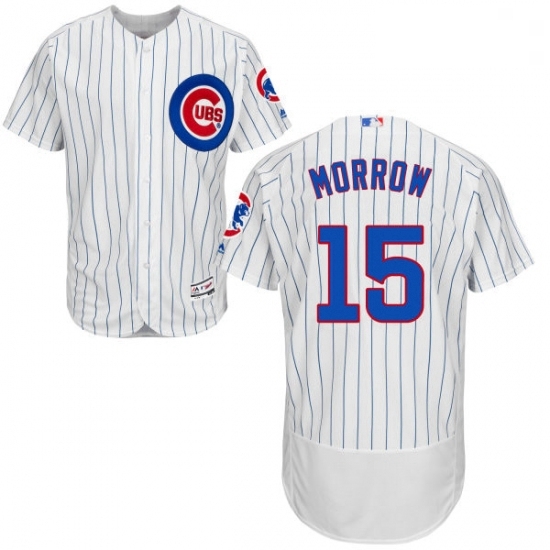 Mens Majestic Chicago Cubs 15 Brandon Morrow White Home Flex Base Authentic Collection MLB Jersey Mens Majestic Chicago Cubs 15 Brandon Morrow White Home Flex Base Authentic Collection MLB Jersey