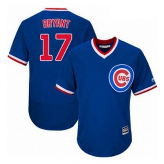 Mens Majestic Chicago Cubs 17 Kris Bryant Royal Blue Flexbase Authentic Collection Cooperstown MLB Jersey Mens Majestic Chicago Cubs 17 Kris Bryant Royal Blue Flexbase Authentic Collection Cooperstown MLB Jersey