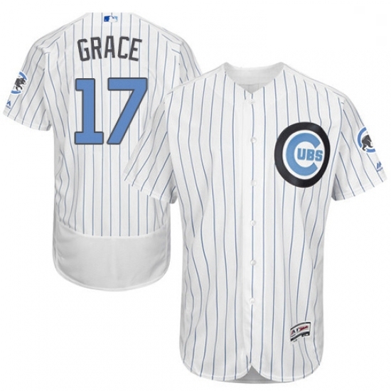Mens Majestic Chicago Cubs 17 Mark Grace Authentic White 2016 Fathers Day Fashion Flex Base MLB Jersey Mens Majestic Chicago Cubs 17 Mark Grace Authentic White 2016 Fathers Day Fashion Flex Base MLB Jersey