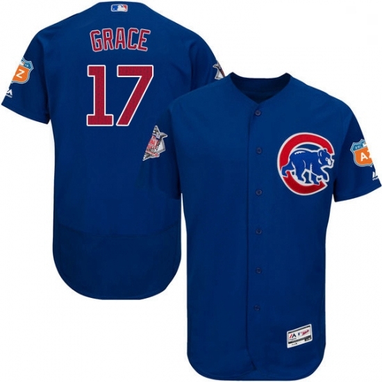 Mens Majestic Chicago Cubs 17 Mark Grace Royal Blue Alternate Flex Base Authentic Collection MLB Jersey Mens Majestic Chicago Cubs 17 Mark Grace Royal Blue Alternate Flex Base Authentic Collection MLB Jersey
