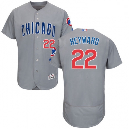 Mens Majestic Chicago Cubs 22 Jason Heyward Grey Road Flex Base Authentic Collection MLB Jersey Mens Majestic Chicago Cubs 22 Jason Heyward Grey Road Flex Base Authentic Collection MLB Jersey