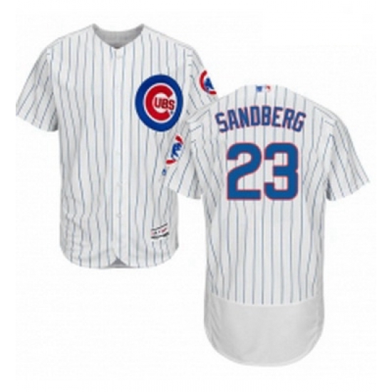 Mens Majestic Chicago Cubs 23 Ryne Sandberg White Home Flex Base Authentic Collection MLB Jersey Mens Majestic Chicago Cubs 23 Ryne Sandberg White Home Flex Base Authentic Collection MLB Jersey