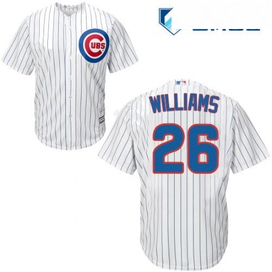 Mens Majestic Chicago Cubs 26 Billy Williams Replica White Home Cool Base MLB Jersey Mens Majestic Chicago Cubs 26 Billy Williams Replica White Home Cool Base MLB Jersey