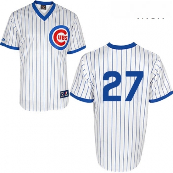 Mens Majestic Chicago Cubs 27 Addison Russell Authentic White 1988 Turn Back The Clock Cool Base MLB Jersey Mens Majestic Chicago Cubs 27 Addison Russell Authentic White 1988 Turn Back The Clock Cool Base MLB Jersey