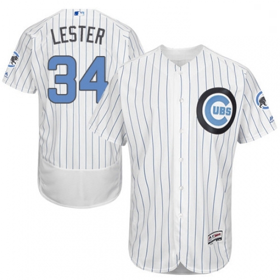 Mens Majestic Chicago Cubs 34 Jon Lester Authentic White 2016 Fathers Day Fashion Flex Base MLB Jersey Mens Majestic Chicago Cubs 34 Jon Lester Authentic White 2016 Fathers Day Fashion Flex Base MLB Jersey