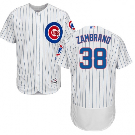 Mens Majestic Chicago Cubs 38 Carlos Zambrano White Home Flex Base Authentic Collection MLB Jersey Mens Majestic Chicago Cubs 38 Carlos Zambrano White Home Flex Base Authentic Collection MLB Jersey