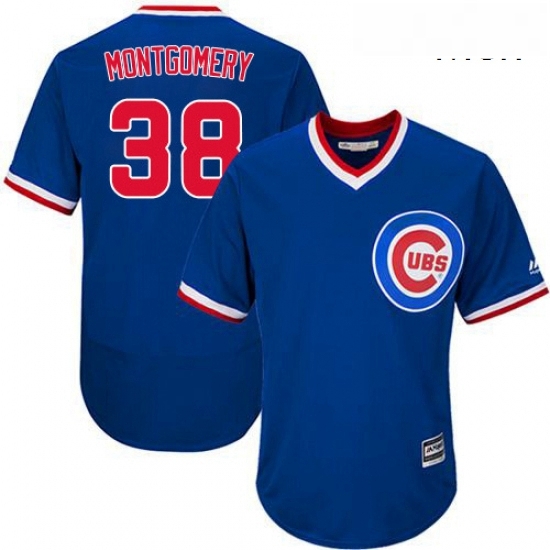 Mens Majestic Chicago Cubs 38 Mike Montgomery Replica Royal Blue Cooperstown Cool Base MLB Jersey Mens Majestic Chicago Cubs 38 Mike Montgomery Replica Royal Blue Cooperstown Cool Base MLB Jersey