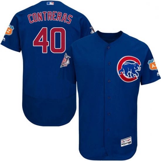 Mens Majestic Chicago Cubs 40 Willson Contreras Royal Blue Alternate Flexbase Authentic Collection MLB Jersey Mens Majestic Chicago Cubs 40 Willson Contreras Royal Blue Alternate Flexbase Authentic Collection MLB Jersey