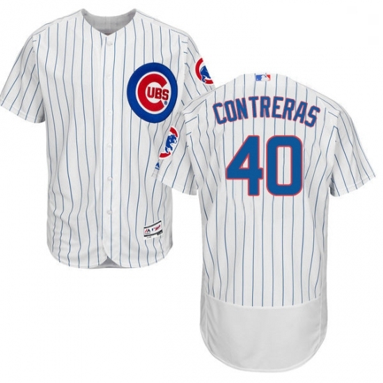 Mens Majestic Chicago Cubs 40 Willson Contreras White Home Flexbase Authentic Collection MLB Jersey Mens Majestic Chicago Cubs 40 Willson Contreras White Home Flexbase Authentic Collection MLB Jersey