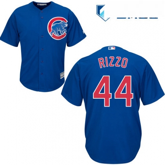 Mens Majestic Chicago Cubs 44 Anthony Rizzo Replica Royal Blue Alternate Cool Base MLB Jersey Mens Majestic Chicago Cubs 44 Anthony Rizzo Replica Royal Blue Alternate Cool Base MLB Jersey