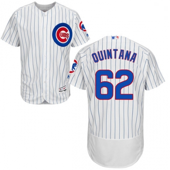 Mens Majestic Chicago Cubs 62 Jose Quintana White Home Flexbase Authentic Collection MLB Jersey Mens Majestic Chicago Cubs 62 Jose Quintana White Home Flexbase Authentic Collection MLB Jersey