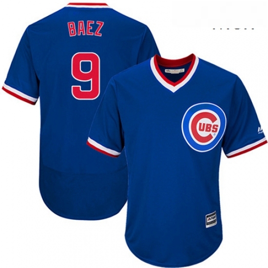 Mens Majestic Chicago Cubs 9 Javier Baez Replica Royal Blue Cooperstown Cool Base MLB Jersey Mens Majestic Chicago Cubs 9 Javier Baez Replica Royal Blue Cooperstown Cool Base MLB Jersey
