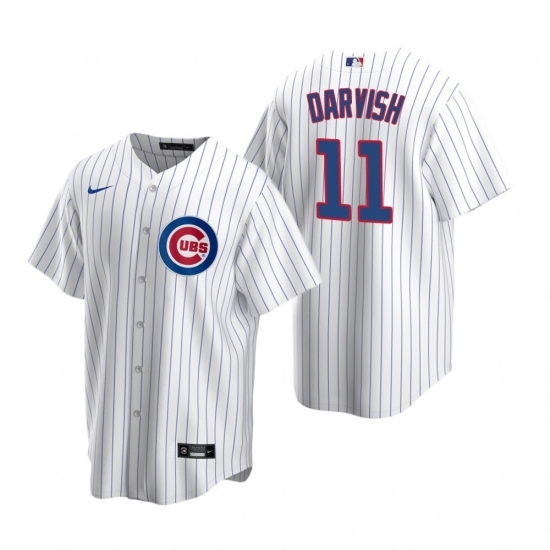 Mens Nike Chicago Cubs 11 Yu Darvish White Home Stitched Baseball Jersey Mens Nike Chicago Cubs 11 Yu Darvish White Home Stitched Baseball Jersey