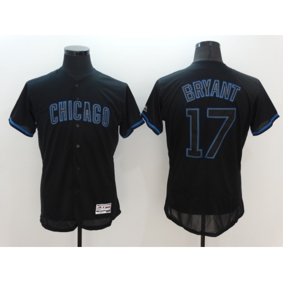 Men's Nike Chicago Cubs #17 Kris Bryant Black Home Stitched Baseball Jersey Men's Nike Chicago Cubs #17 Kris Bryant Black Home Stitched Baseball Jersey