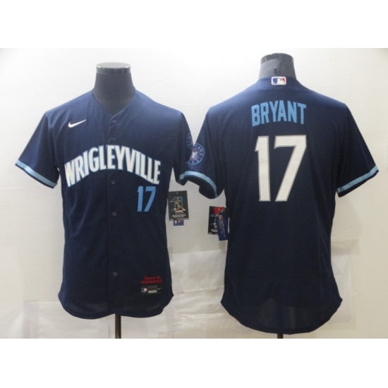 Men's Nike Chicago Cubs #17 Kris Bryant Navy Royal Alternate Stitched Jersey Men's Nike Chicago Cubs #17 Kris Bryant Navy Royal Alternate Stitched Jersey