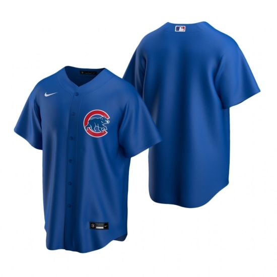 Mens Nike Chicago Cubs Blank Royal Alternate Stitched Baseball Jersey Mens Nike Chicago Cubs Blank Royal Alternate Stitched Baseball Jersey