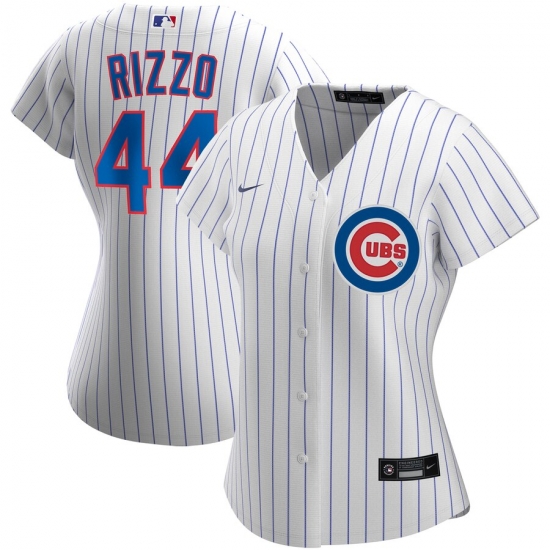 Chicago Cubs 44 Anthony Rizzo Nike Women Home 2020 MLB Player Jersey White Chicago Cubs 44 Anthony Rizzo Nike Women Home 2020 MLB Player Jersey White