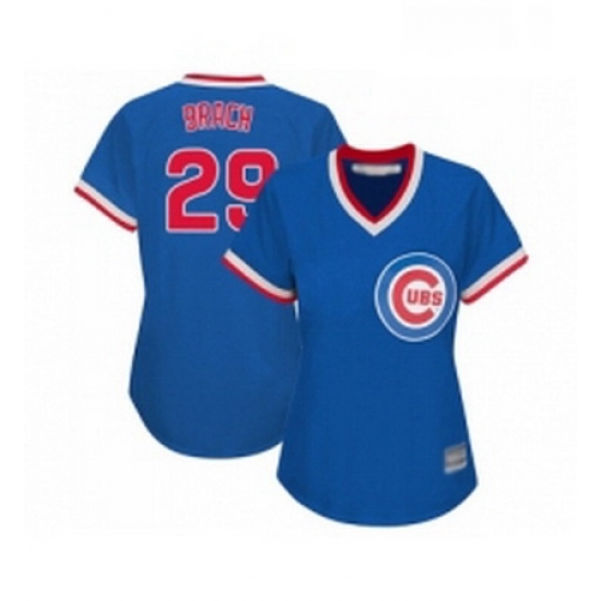 Womens Chicago Cubs 29 Brad Brach Authentic Royal Blue Cooperstown Baseball Jersey Womens Chicago Cubs 29 Brad Brach Authentic Royal Blue Cooperstown Baseball Jersey