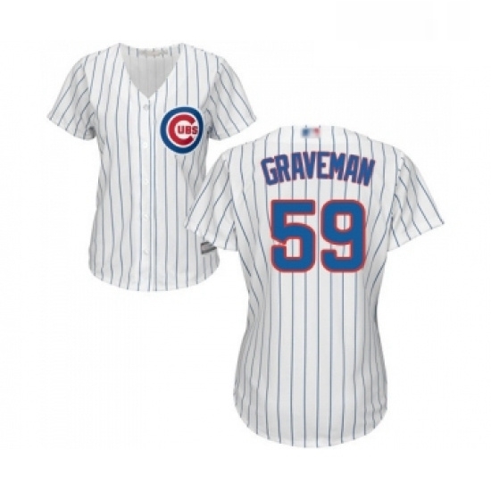 Womens Chicago Cubs 59 Kendall Graveman Authentic White Home Cool Base Baseball Jersey Womens Chicago Cubs 59 Kendall Graveman Authentic White Home Cool Base Baseball Jersey