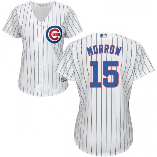 Womens Majestic Chicago Cubs 15 Brandon Morrow Authentic White Home Cool Base MLB Jersey Womens Majestic Chicago Cubs 15 Brandon Morrow Authentic White Home Cool Base MLB Jersey