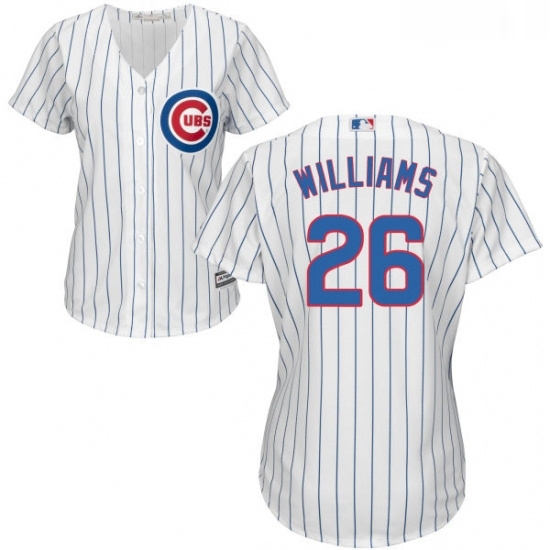 Womens Majestic Chicago Cubs 26 Billy Williams Authentic White Home Cool Base MLB Jersey Womens Majestic Chicago Cubs 26 Billy Williams Authentic White Home Cool Base MLB Jersey