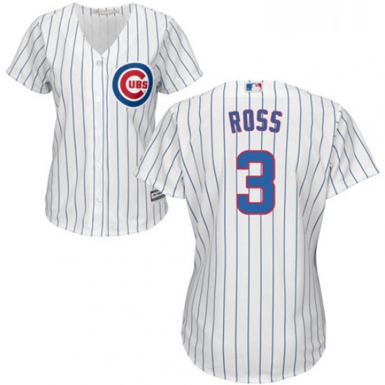 Womens Majestic Chicago Cubs 3 David Ross Authentic White Home Cool Base MLB Jersey Womens Majestic Chicago Cubs 3 David Ross Authentic White Home Cool Base MLB Jersey