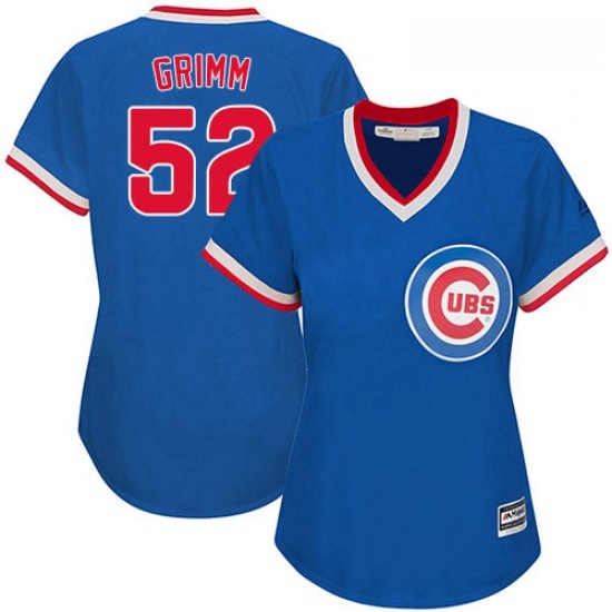 Womens Majestic Chicago Cubs 52 Justin Grimm Replica Royal Blue Cooperstown MLB Jersey Womens Majestic Chicago Cubs 52 Justin Grimm Replica Royal Blue Cooperstown MLB Jersey