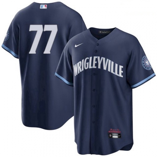 Youth 77 Neighborhood Chicago Cubs Wrigleyville City Connect Jersey Youth 77 Neighborhood Chicago Cubs Wrigleyville City Connect Jersey