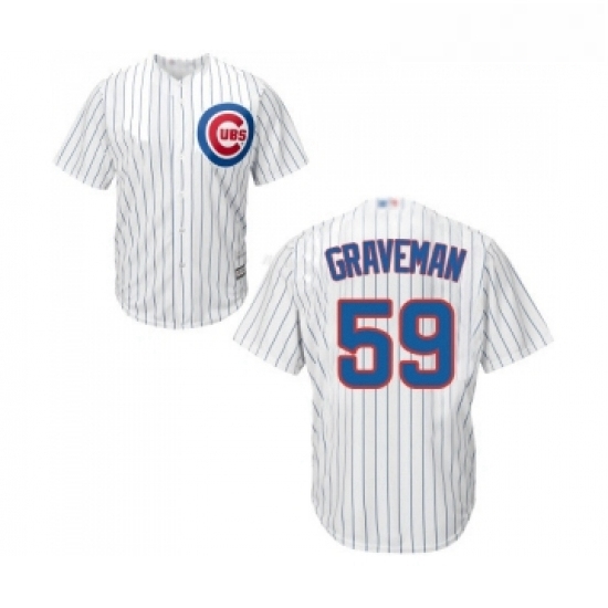 Youth Chicago Cubs 59 Kendall Graveman Authentic White Home Cool Base Baseball Jersey Youth Chicago Cubs 59 Kendall Graveman Authentic White Home Cool Base Baseball Jersey